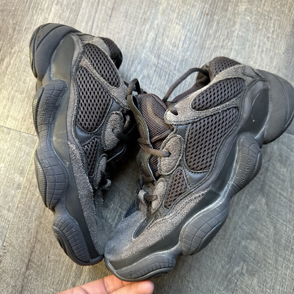 Adidas‎ Yeezy YZY 500 Utility Black 2023 Sneaker F36640 Mens Size 7 Triple Black